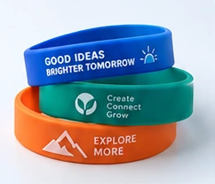 Silicone Wristbands — AI-generated design examples